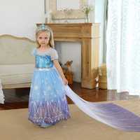 Rochie /rochita Elsa Frozen 2 cu trena detasabila
