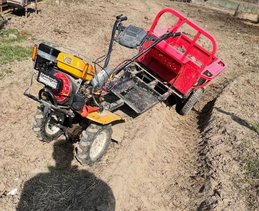 Vand motocultor ptogarden 7cp+remorca rotakt