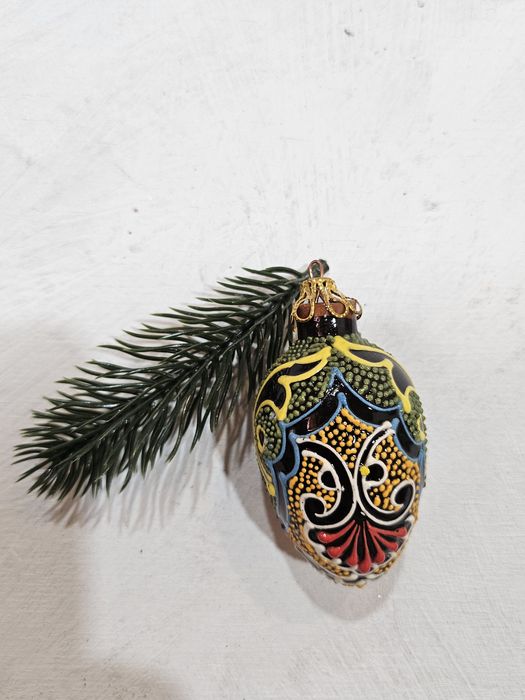 Елочные игрушки ручной росписи