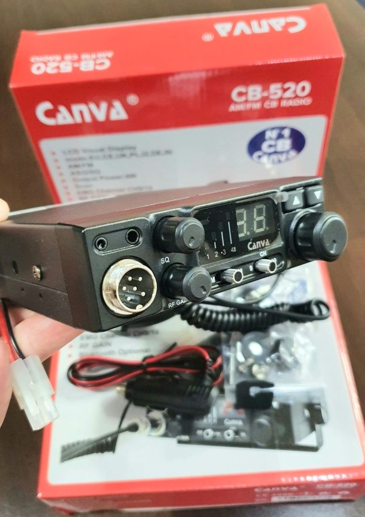 Statie radio CB - CANVA CB_520 (20W)* noua/garantie