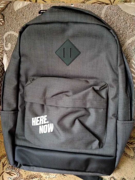 Рюкзак темно-серый  для школьников и студентов. Фирменный.