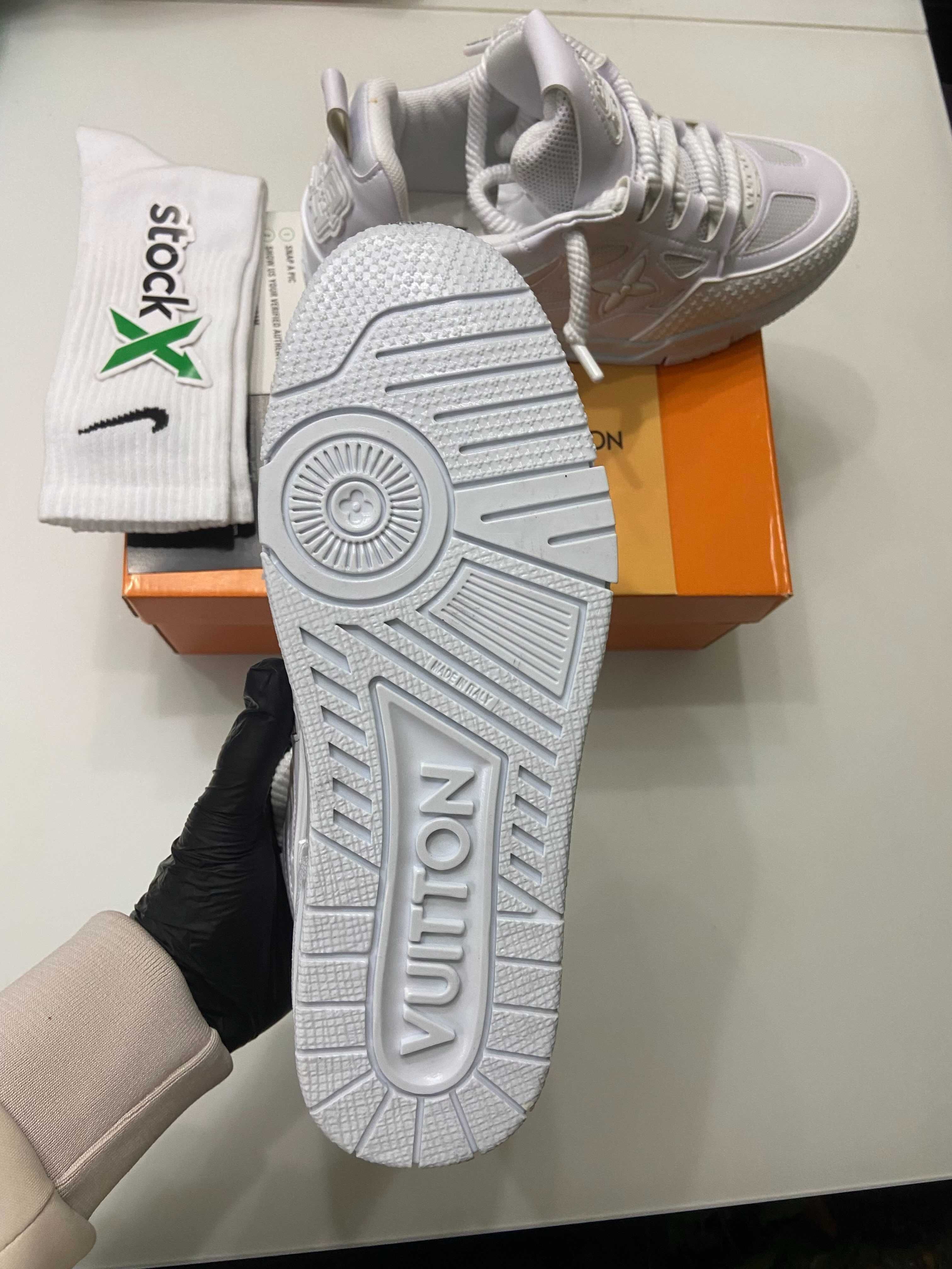 (40-45 н.) LV Louis Vuitton Skate Sneaker Tripple White