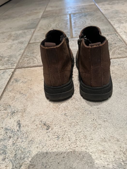 Детски боти Zara от естесвена телешка кожа