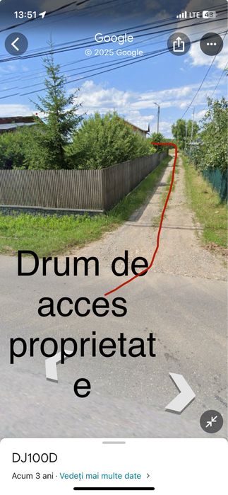 Teren intravilan Banesti-Urleta / 1500mp