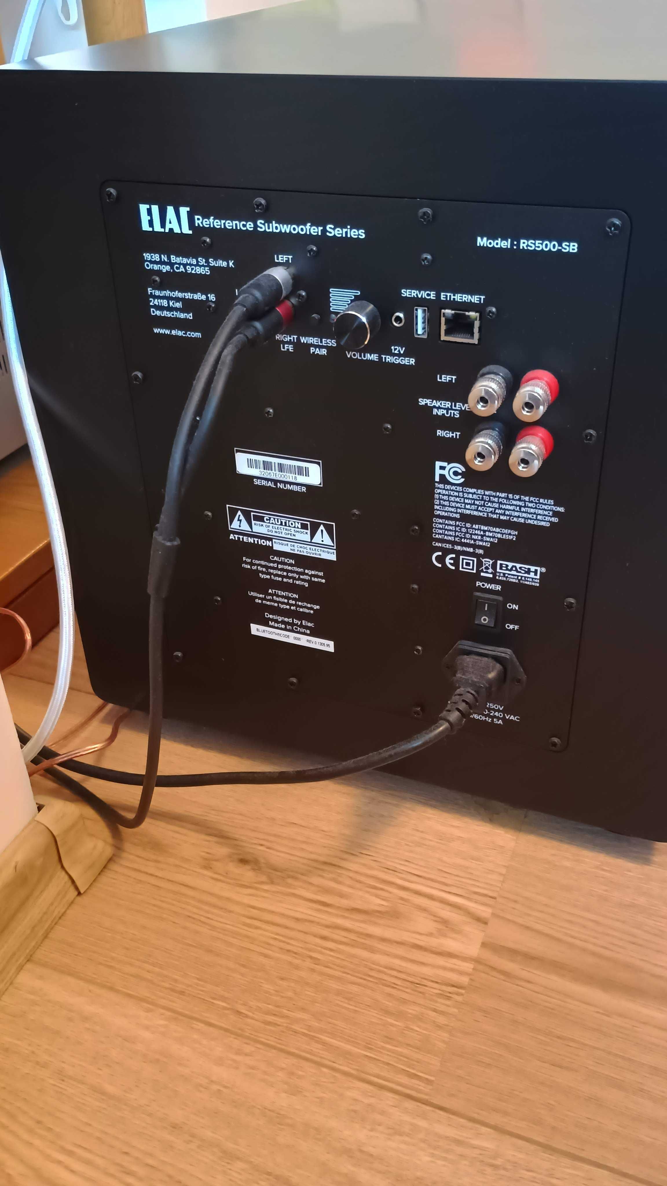 Бас, събуфер, субуфер, Subwoofer ELAC VARRO RS500