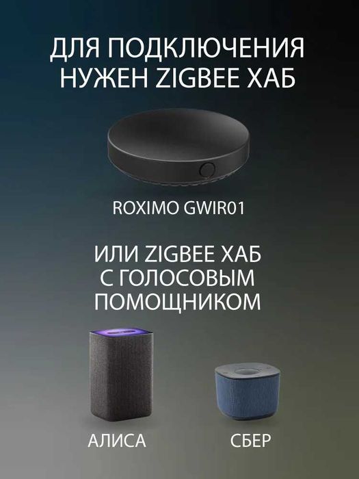 Умный Zigbee датчик протечки воды ROXIMO SZW03