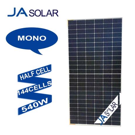 JA Solar 545w.  Panou Solar Mono.  Half-Cell. PERC+. Fotovoltaic