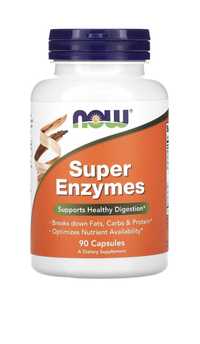 Now Super enzymes 90 capsula, суперферменты