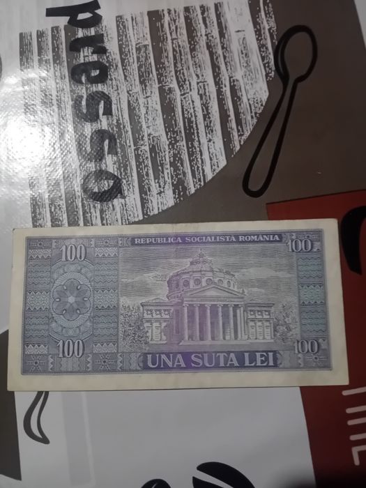 Bagnotă de 100 lei 1966