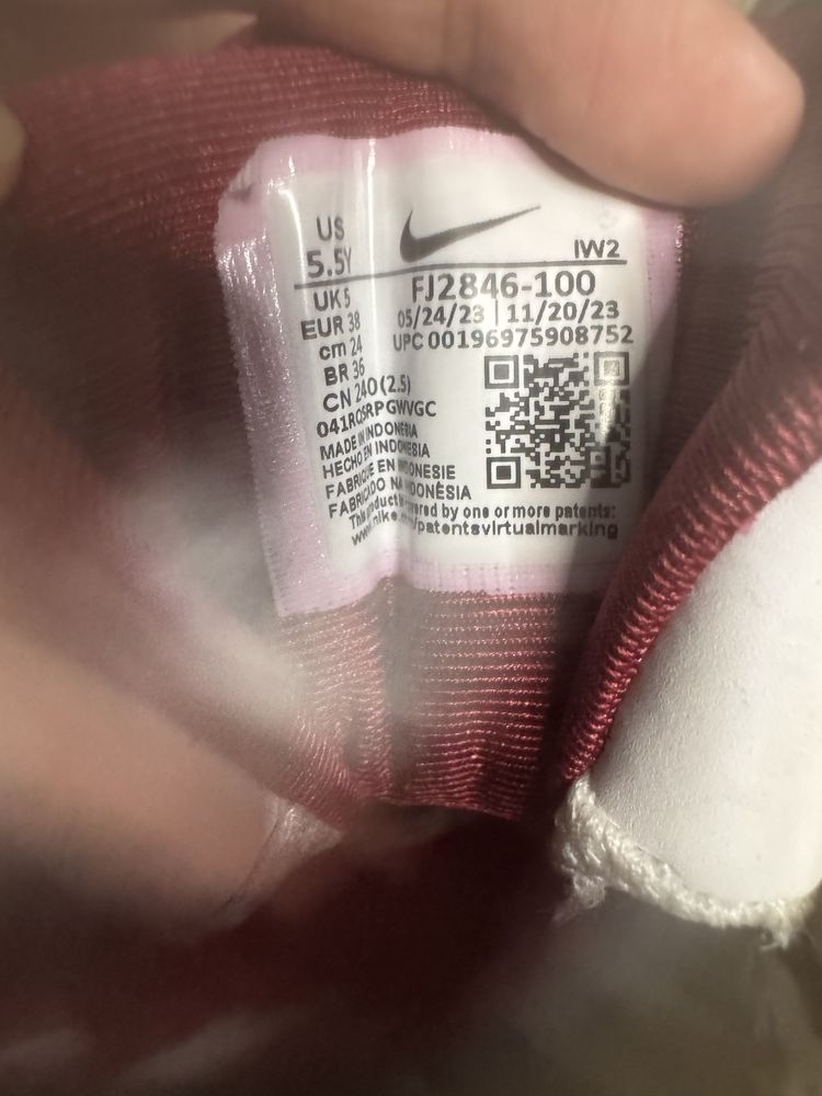 Nike Air More Uptempo White Team Red Gum Originali marime 38