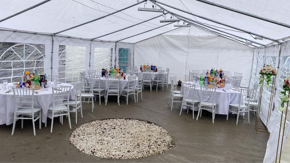 Cort evenimente 5x10 - ideal pentru 30 - 70 persoane