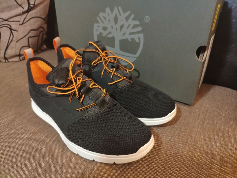Timberland Killington Leather/Fabric Oxford Black with Orange