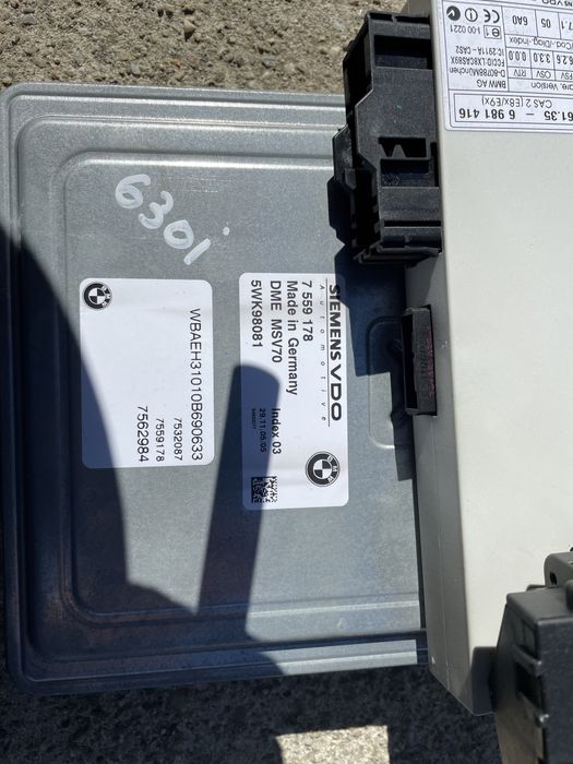 Ecu Calculator motor BMW e60 e63  seria 5 6 3.0 benzina manual automat
