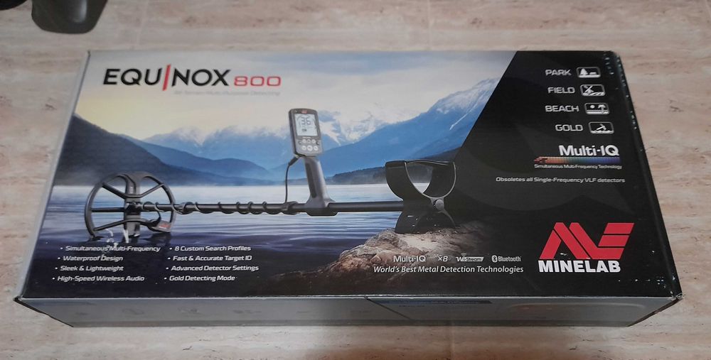 Металотърсач Minelab Equinox 800 НЕ ИСПОЛЗВАН!