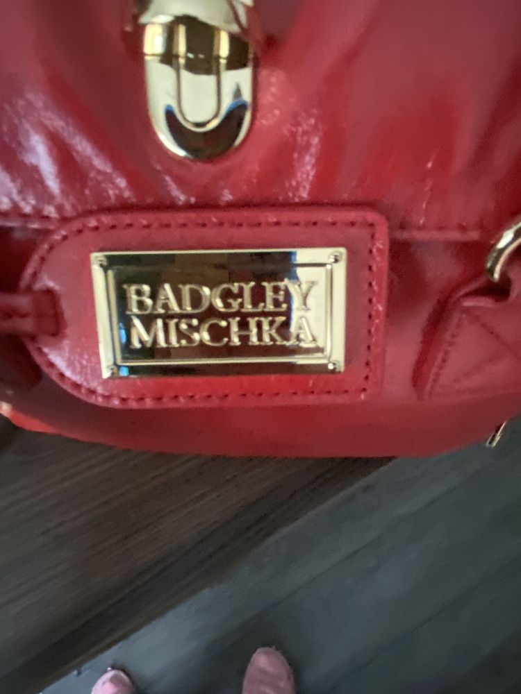 Badgley mischka Liu jo естествена кожа чанта