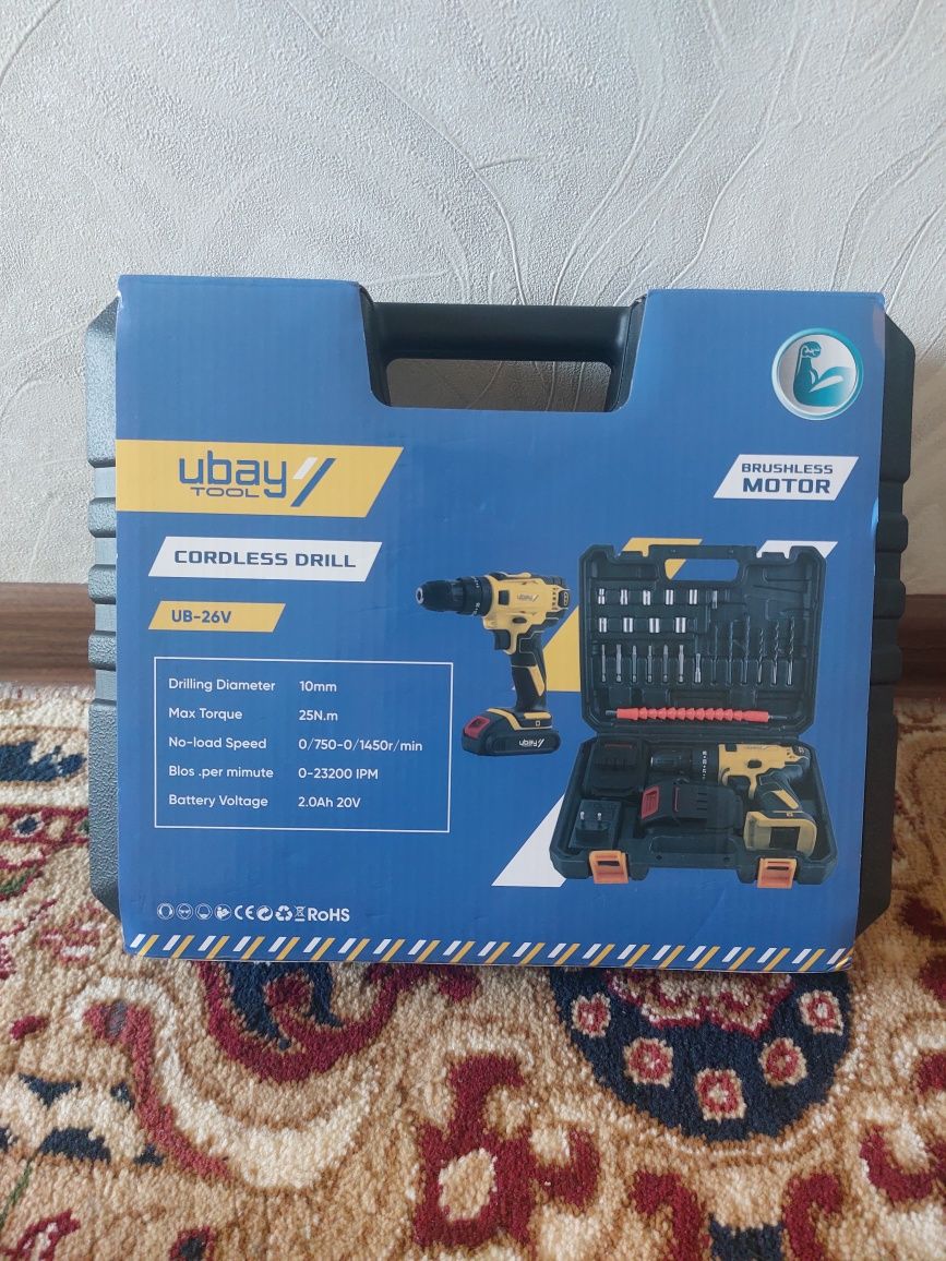 шуруповерт ubay 20 v