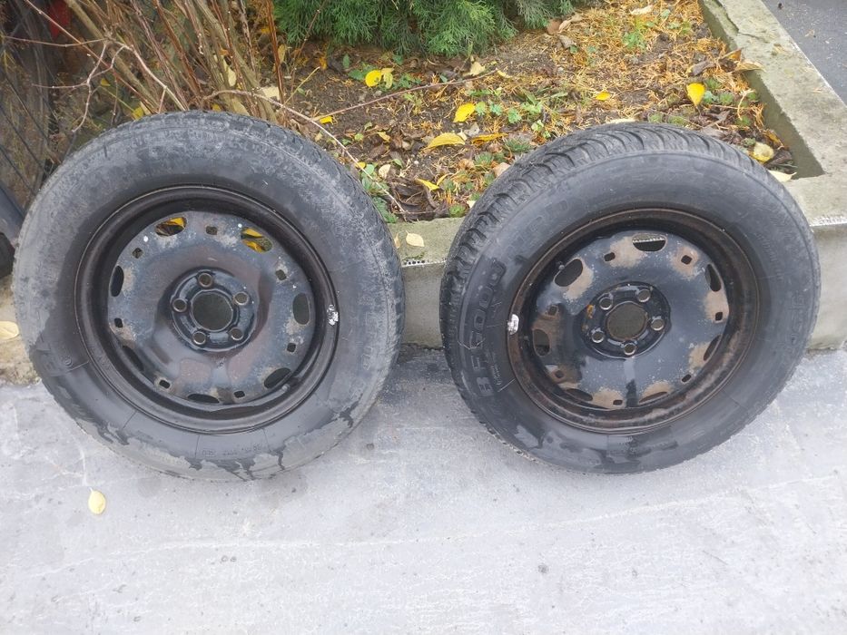 Vand jante cu anvelope de iarna 5x112 aliaj si 5x100 tabla