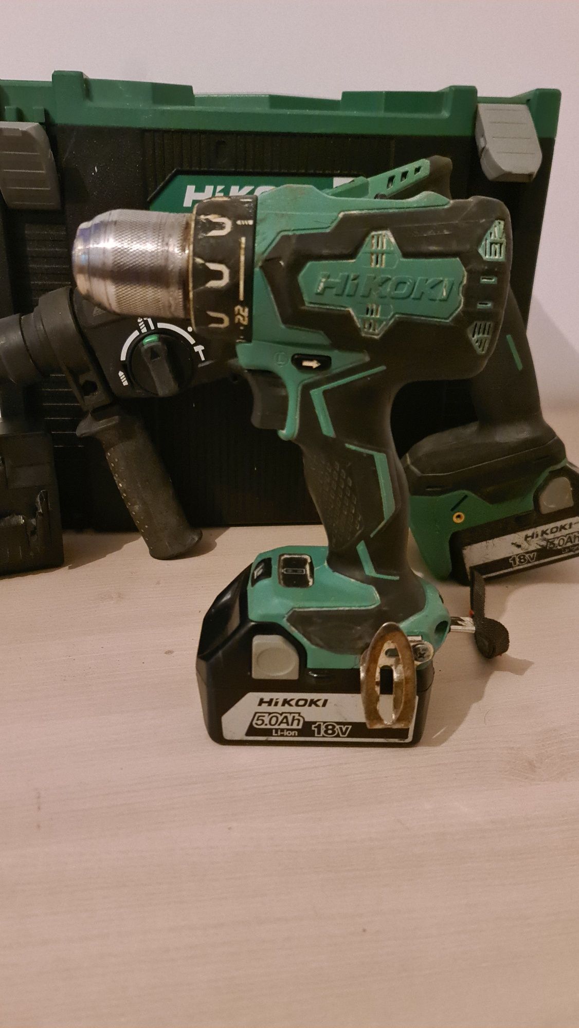 Hikoki Percuție Ciocan rotopercutor Baterie 18V 2x5Ah SDS Plus