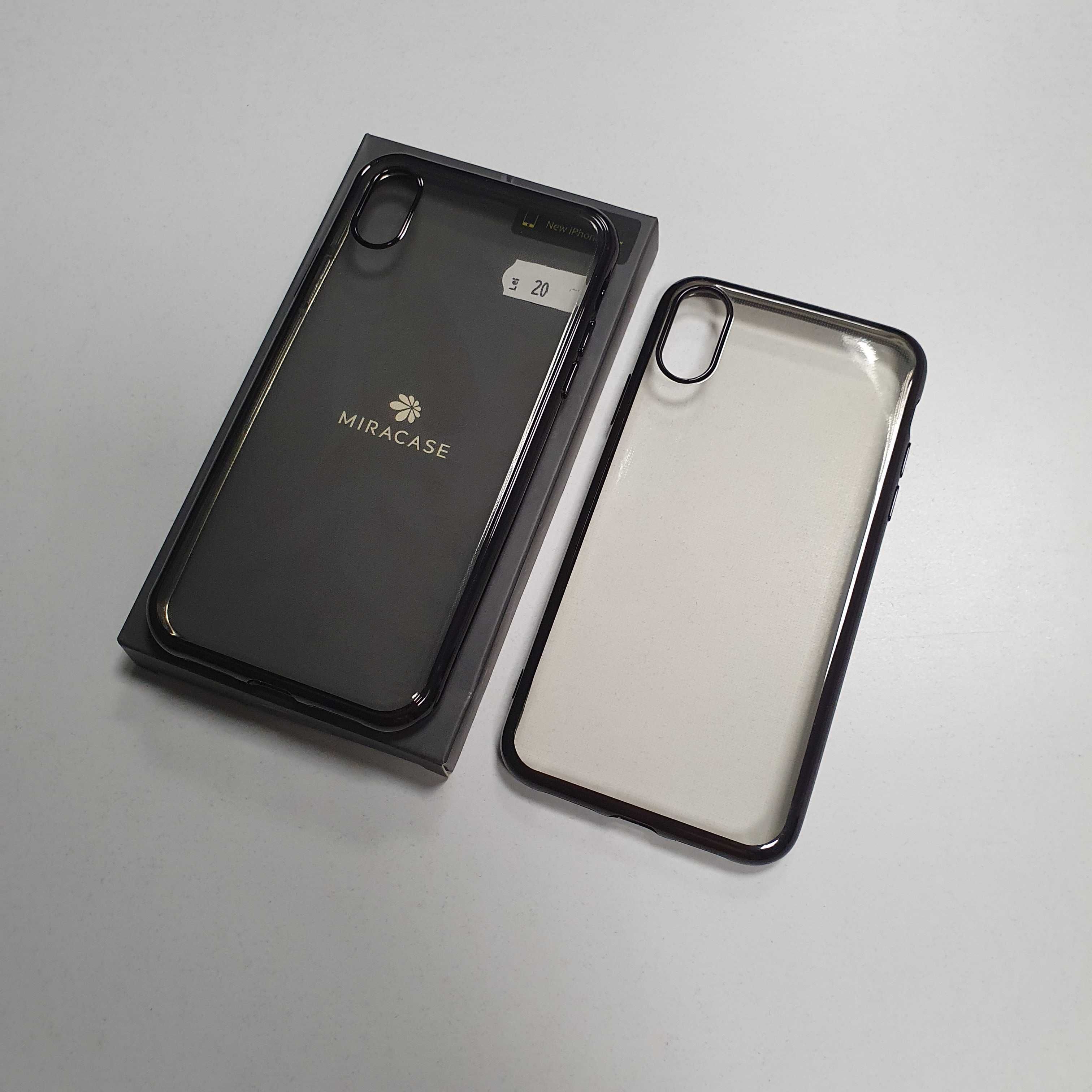 iphone XR - Husa contur negru