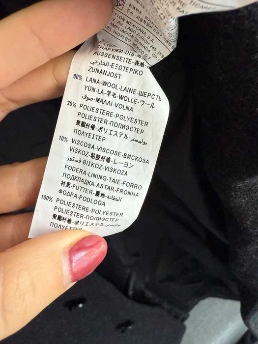 Palton lana Benetton, xl