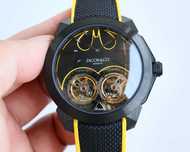 Ceas bărbătesc Jacob & Co. Gotham City Black DLC Titanium