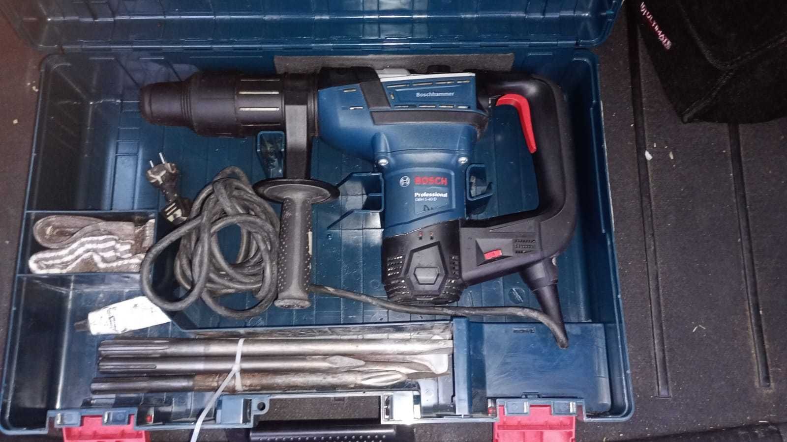 BOSCH GBH 5-40 D Ciocan rotopercutor SDS-max 1100 W, 8.5J+ 4 spitz-uri