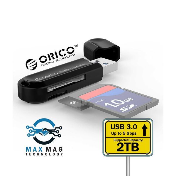 Orico четец на карти Card Reader USB3.0 Gray - CRS21-BK