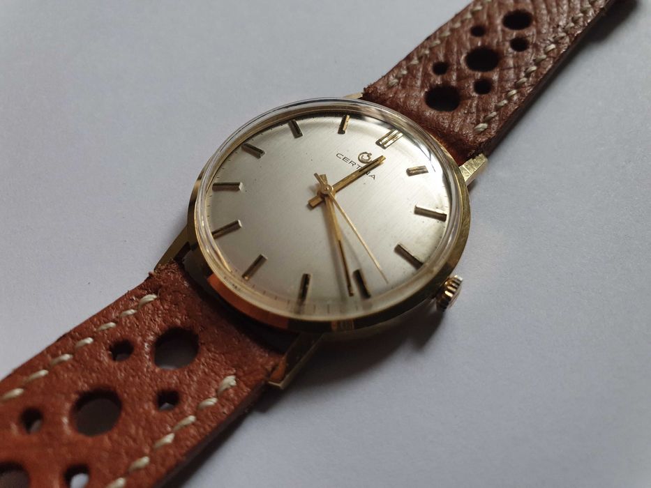 Ceas Certina mecanic din aur 18K