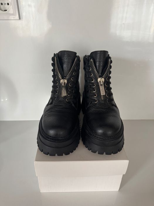 Боти естествена кожа BRONX