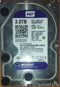 Жёсткий диск WD 3тб