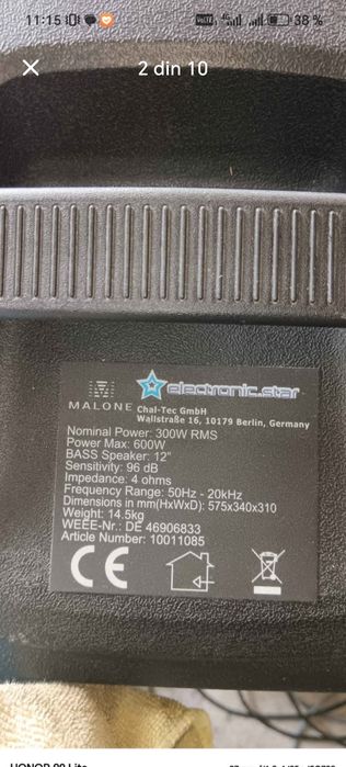 De vânzare boxe pe 12 țoli