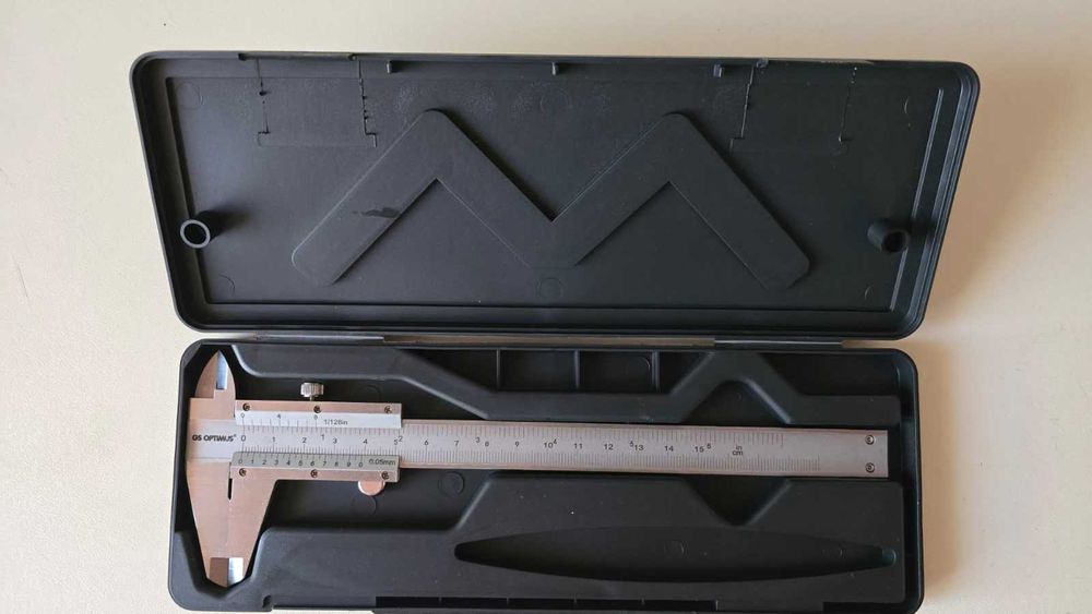 Subler metalic 150 mm, tija adancime