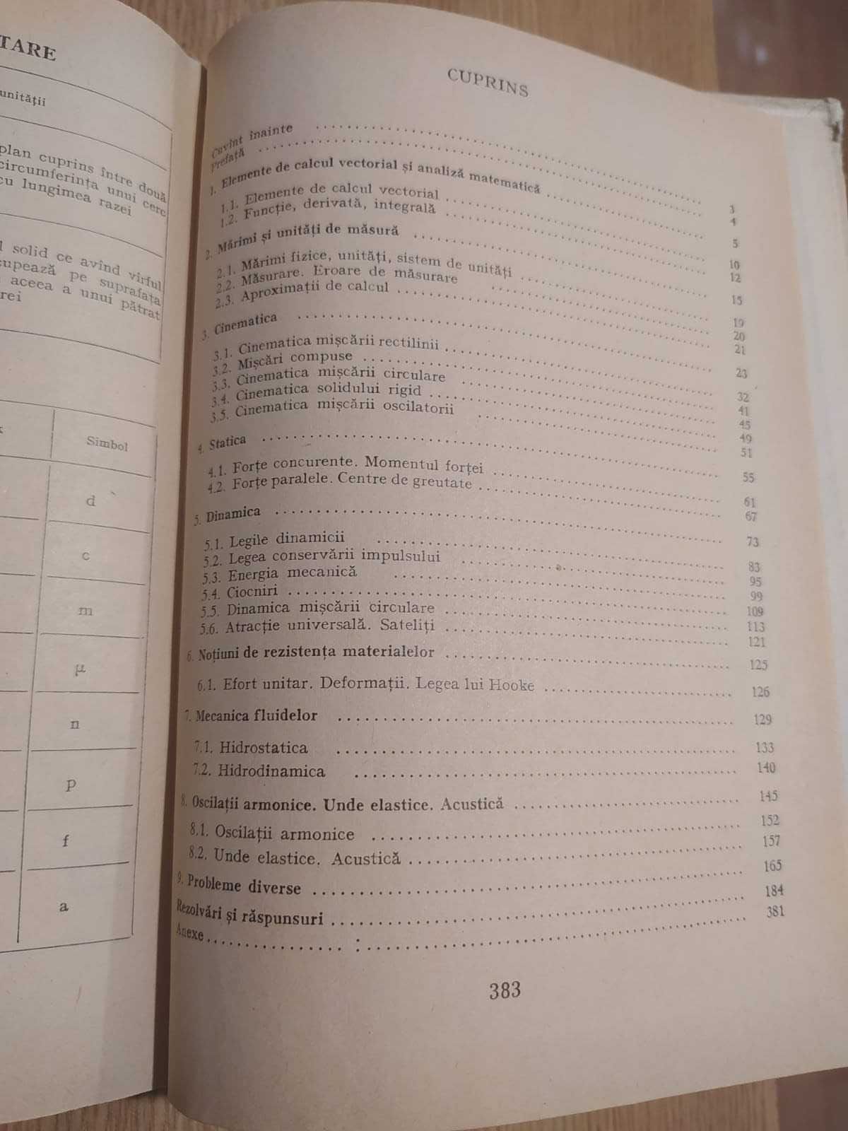 Probleme de mecanică și acustică - I. Druică Zeletin și A. Popescu