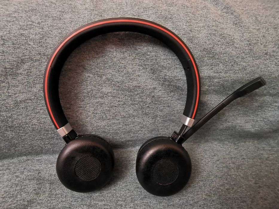 Jabra Evolve 65 casti Hsc018w Stereo Wireless Bluetooth fara accesorii