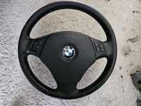 Volan BMW sport 3 spite, piele , comenzi , complet cu airbag