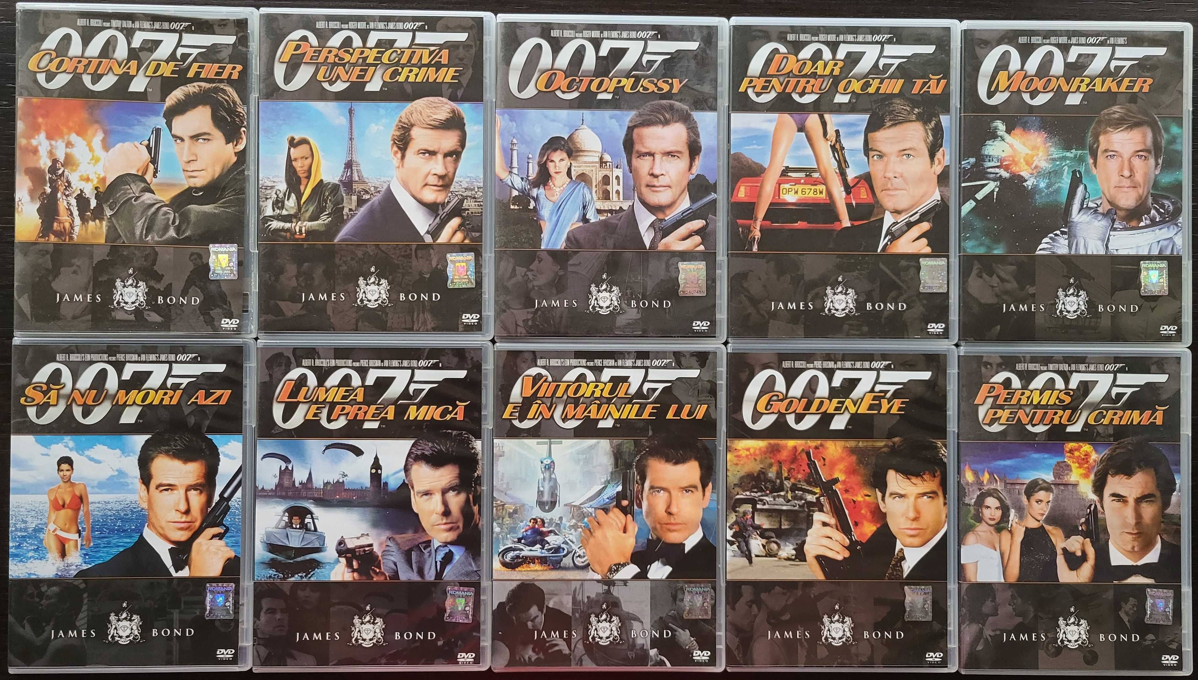 Colectia 20 DVD James Bond 007 - IMPECABILA !!!