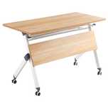 Бюро, Metal Desk, Натурален, Дърво, 120х55см.