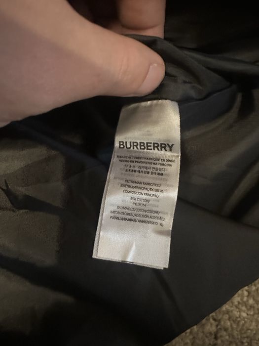 Burberry geaca neagra puffer de iarna marime S