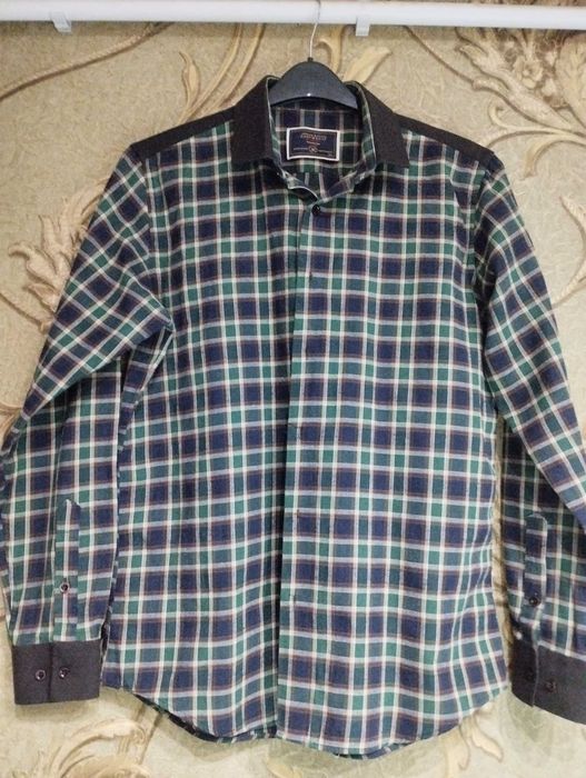 Продам  фланелевую  мужскую рубашку