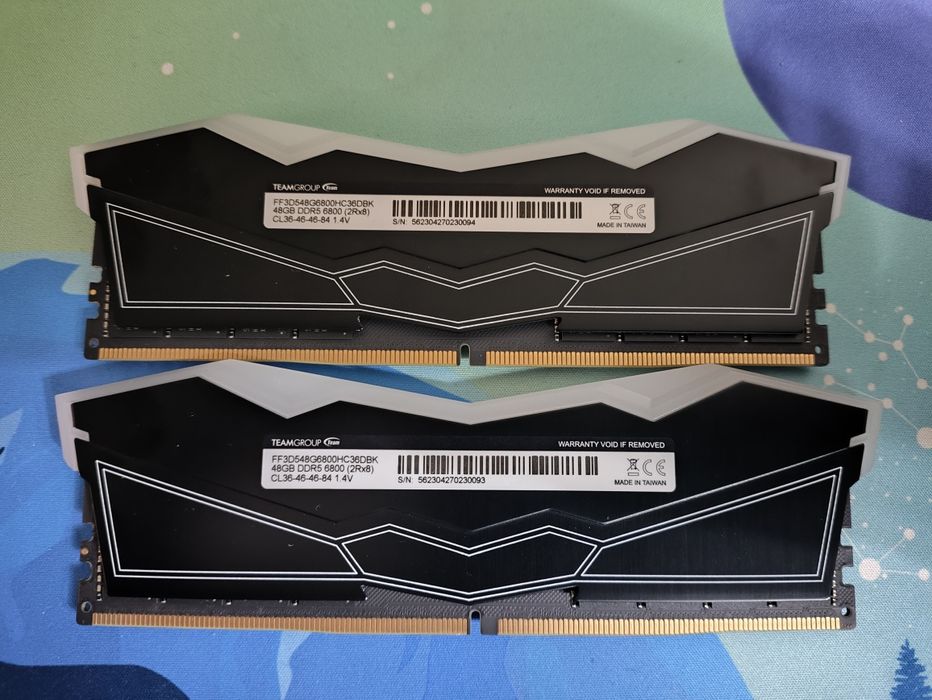 Озу ddr5 2x48gb 6800mhz T-force Delta