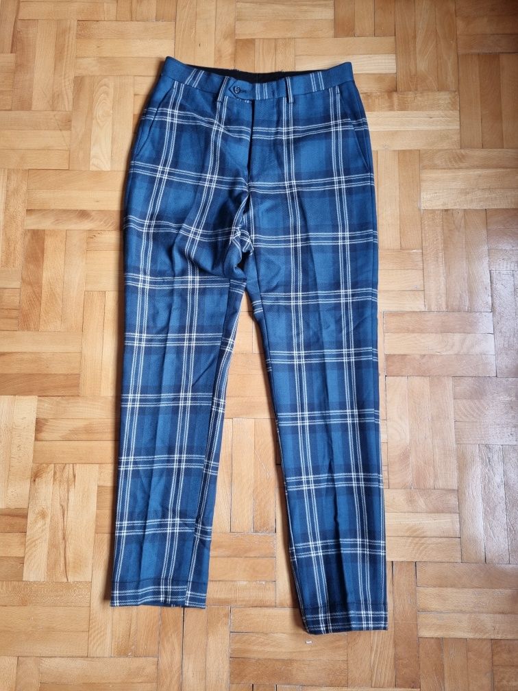 Pantaloni Elegant, Made in Italia, Barbati, 100% Lâna - 46