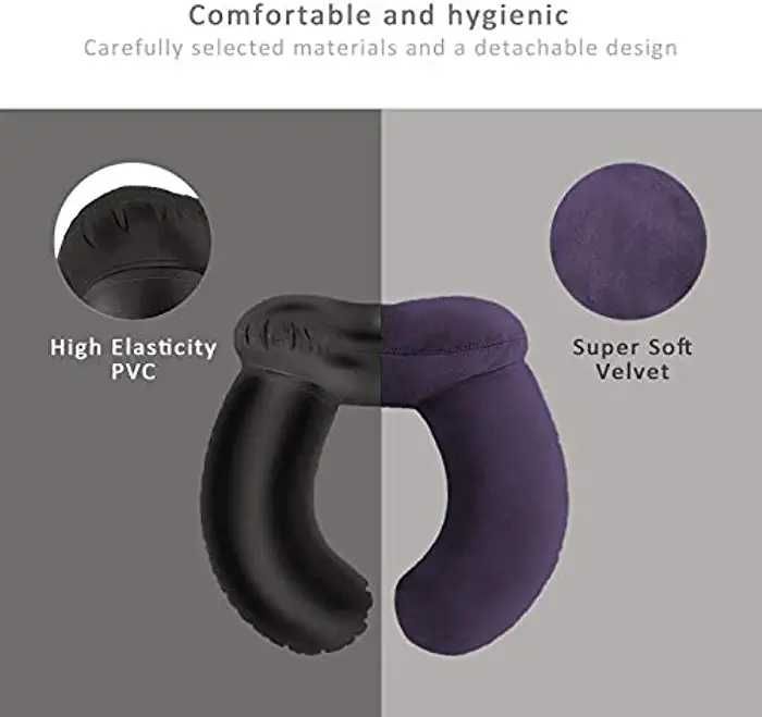 Izuku set pt calatorie perna gonflabila gat  somn odihnitor relaxant