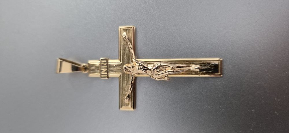 Pandantiv / Medalion Cruce aur 18k