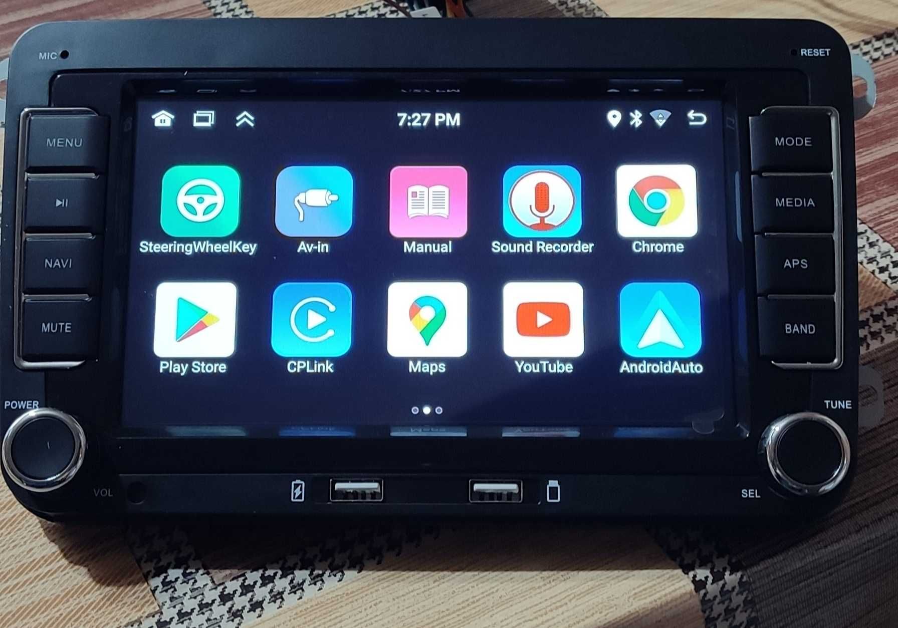 Мултимедия 7" 2-DIN с Android 12 за Volkswagen,SEAT,Skoda,Android auto
