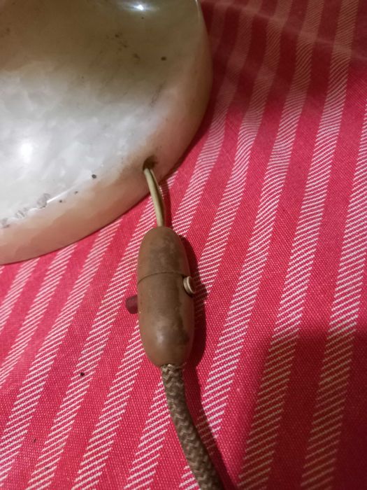 lampă/lampadar din alabastru*, Art Deco Franța/Italia, înc. sec.XX