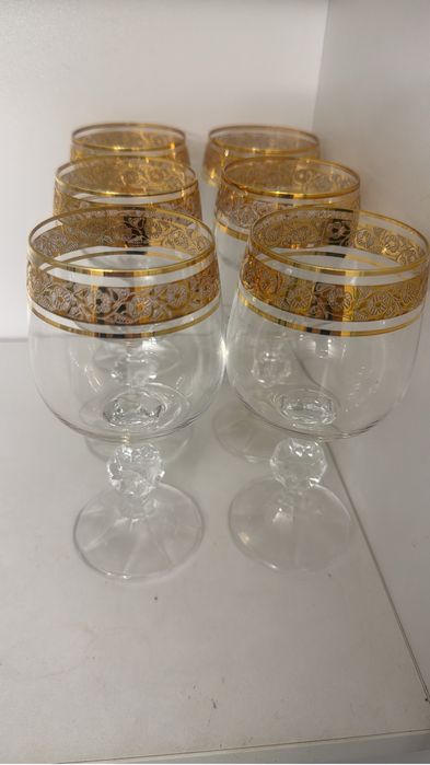 Стаканы фужеры рюмки Чешский хрусталь