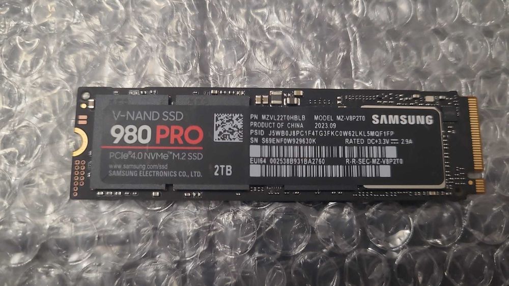Solid State Drive (SSD) Samsung 990 PRO 2TB, PCIe Gen 4.0 x4, NVMe