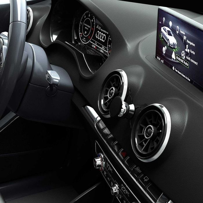 Suport auto magnetic telefon 360 grade pentru Audi Q5 SQ5 8R si A3 8V