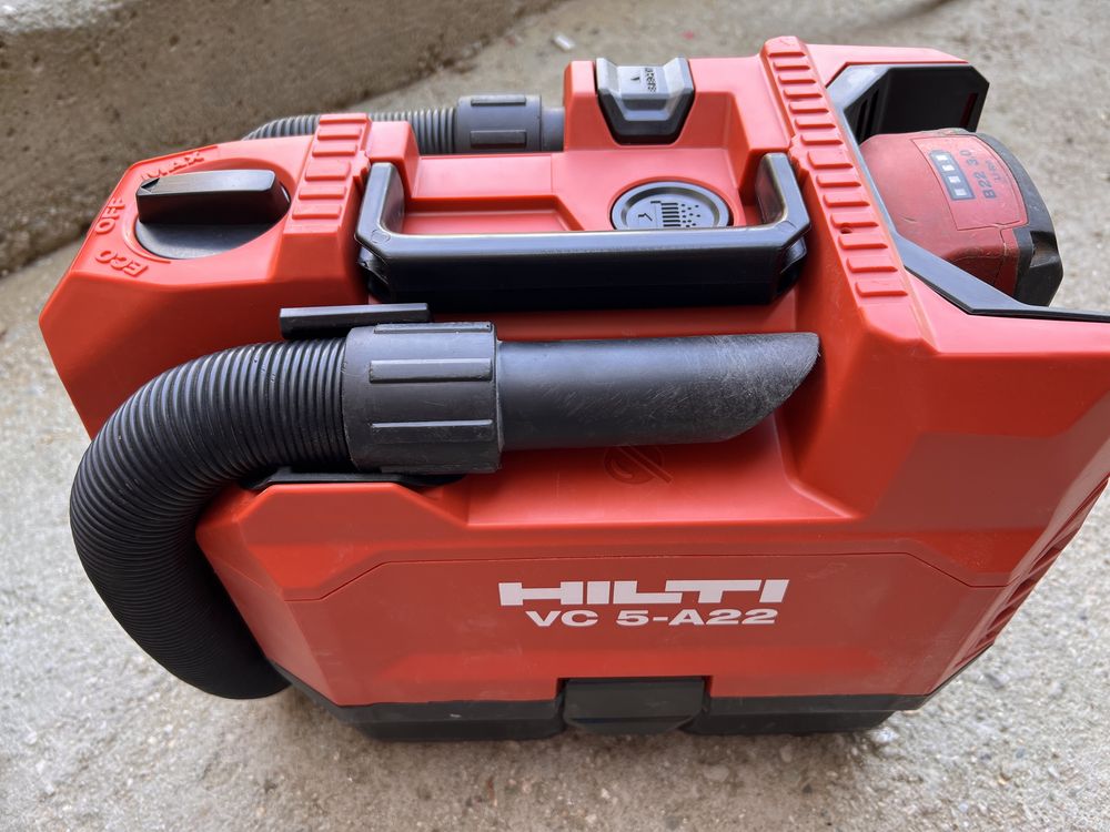 Hilti VC 5-A22 Безкабелна, компактна и преносима прахосмукачка 22V