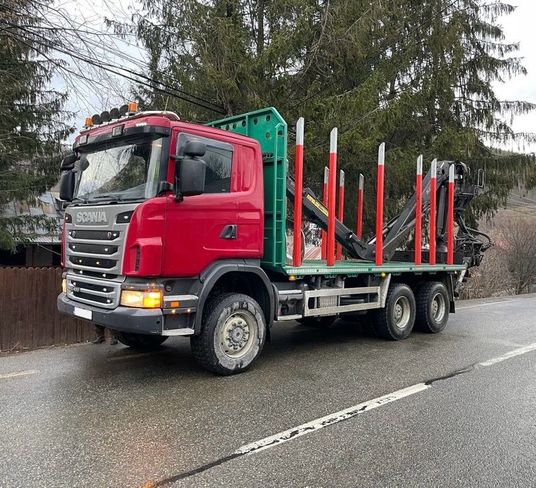 Scania G400 6x6 Camion forestier Scania 6x6